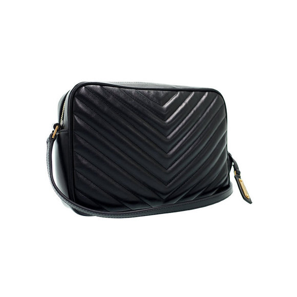 Saint Laurent Paris Lou Camera Bag Shoulder Bag Black - Picture 2 of 9